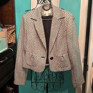 WHBM blazer with sparkly detail